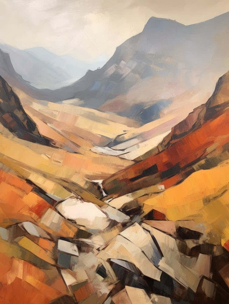 Scafell England 6 Mountain Painting