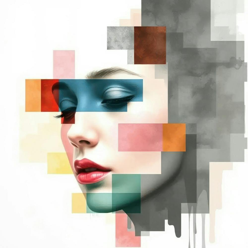 Abstract Portrait Of A Woman