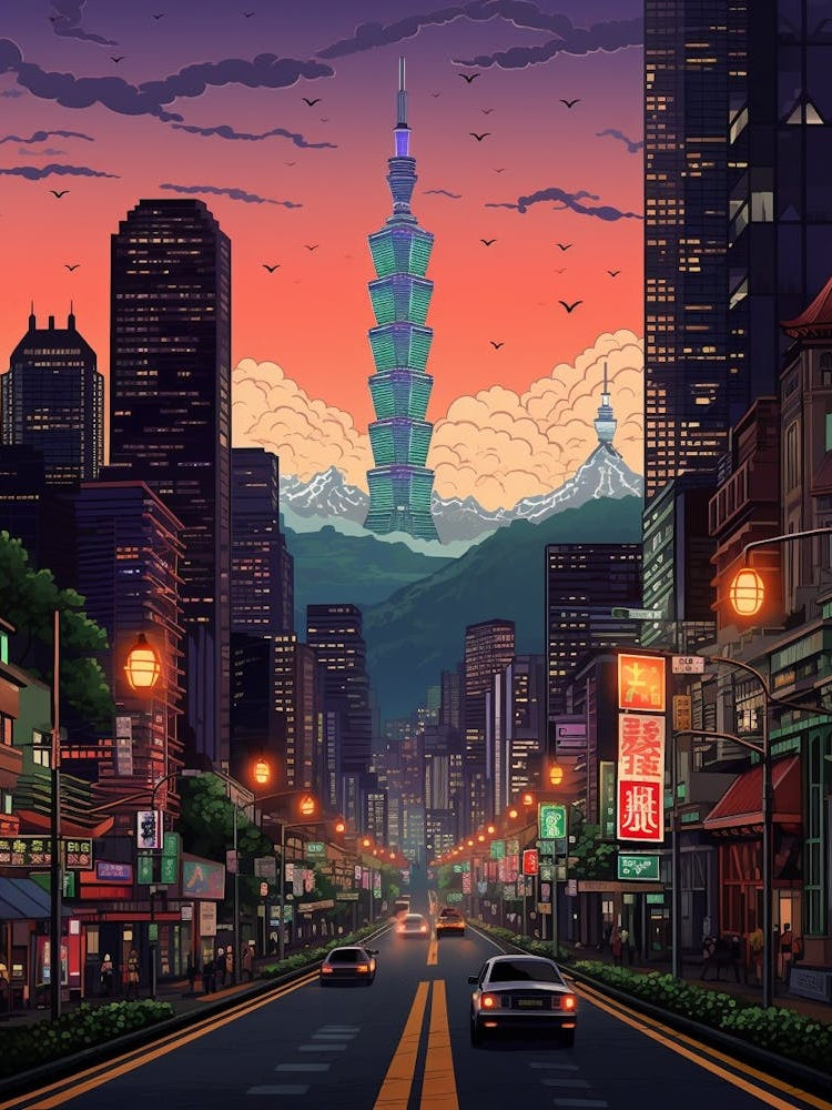 Taipei Pixel Art 1