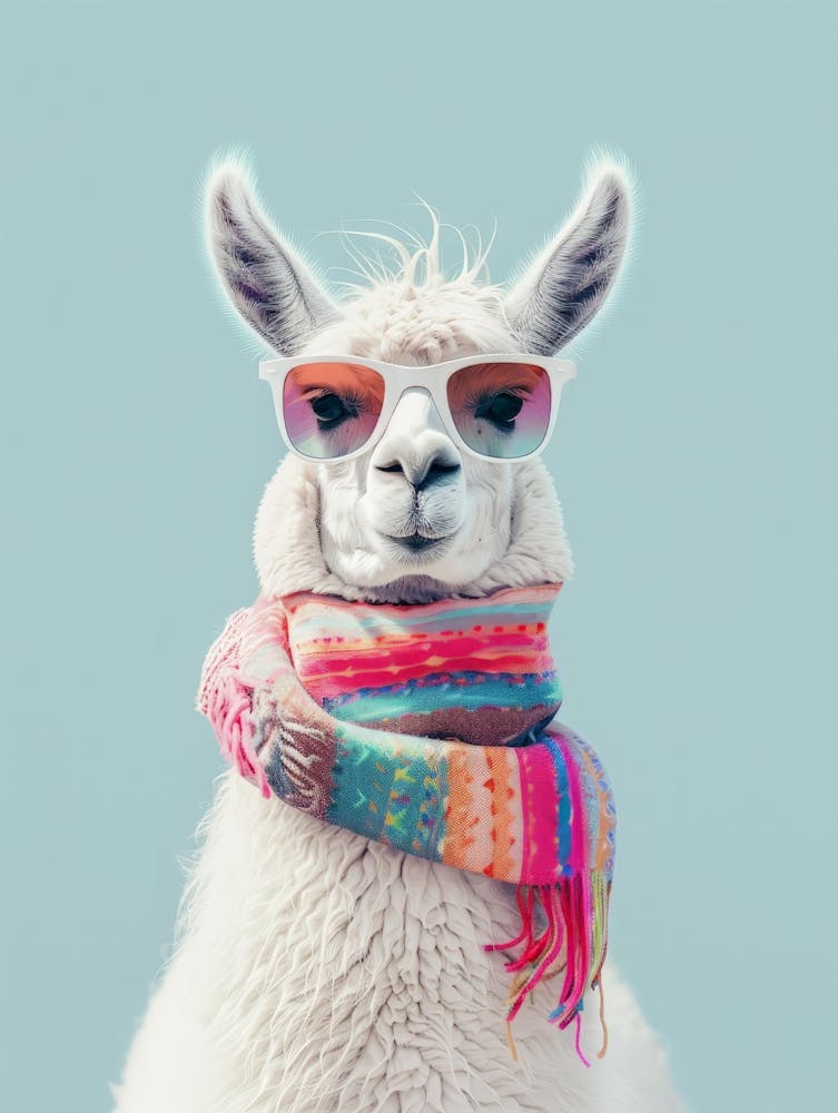 Llama With Sunglasses