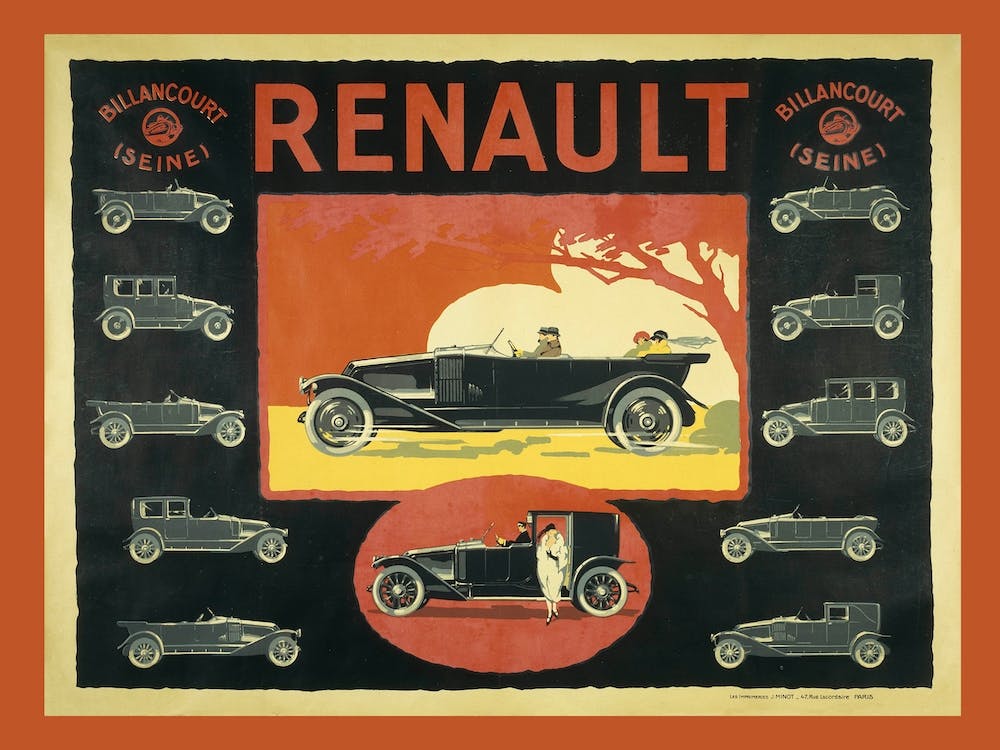 Gamme Des Automobiles Renault En 1913