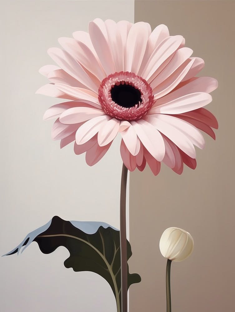Floral Illustration Gerbera Daisy