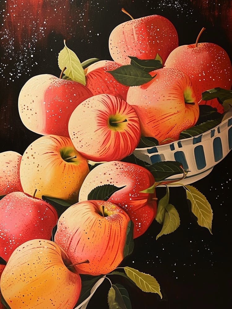 Art Deco Apples 1