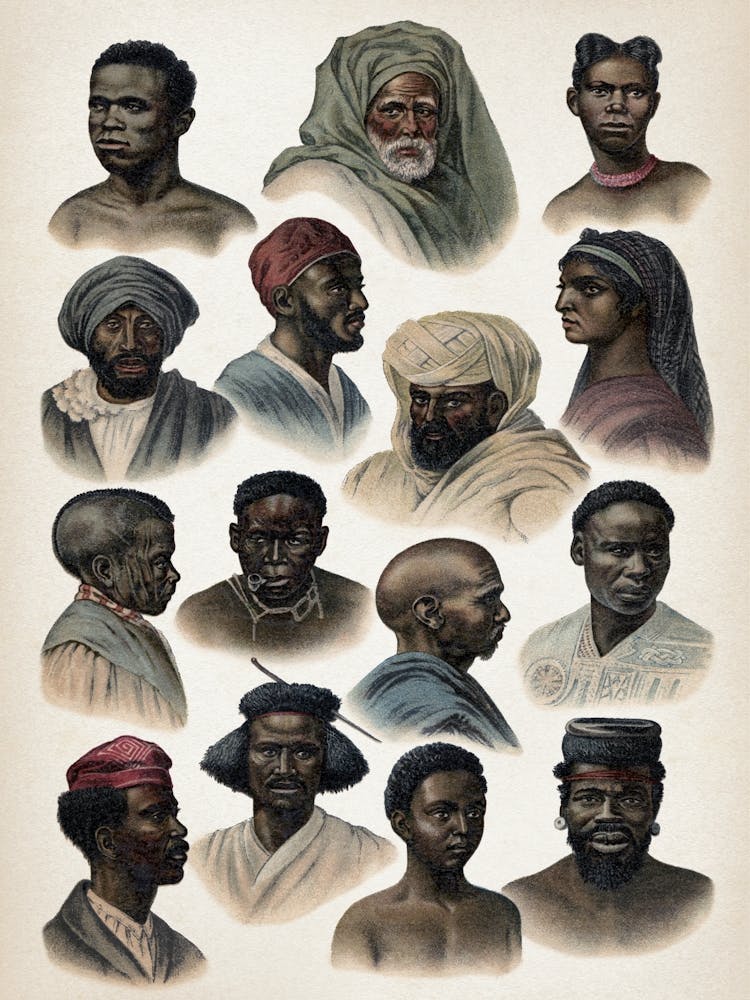 Vintage Meyers 11 Völker Afrikanisch 1