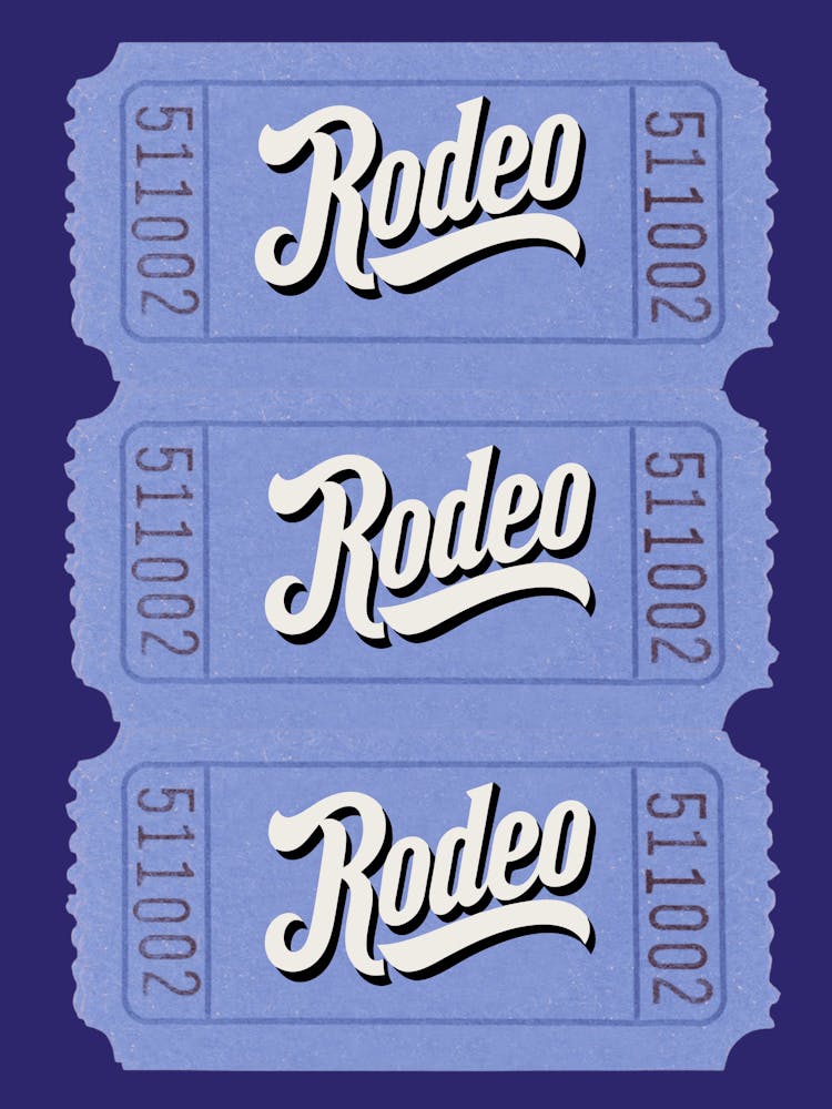 Rodeo Ticket 1