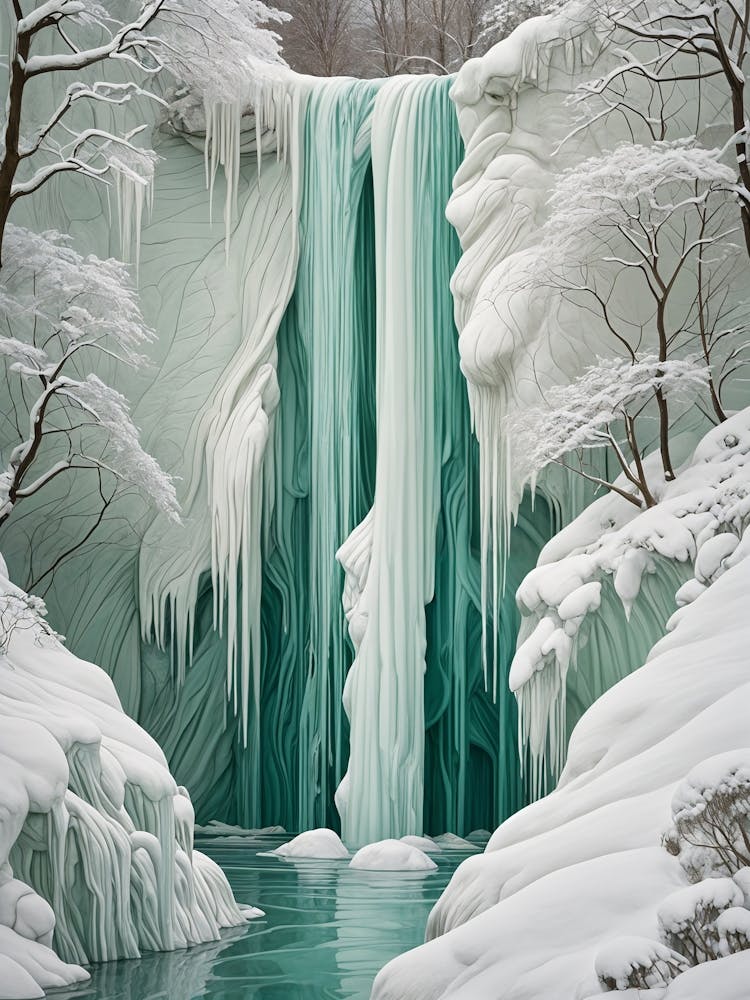 Winter Wonderland Waterfall no2 1