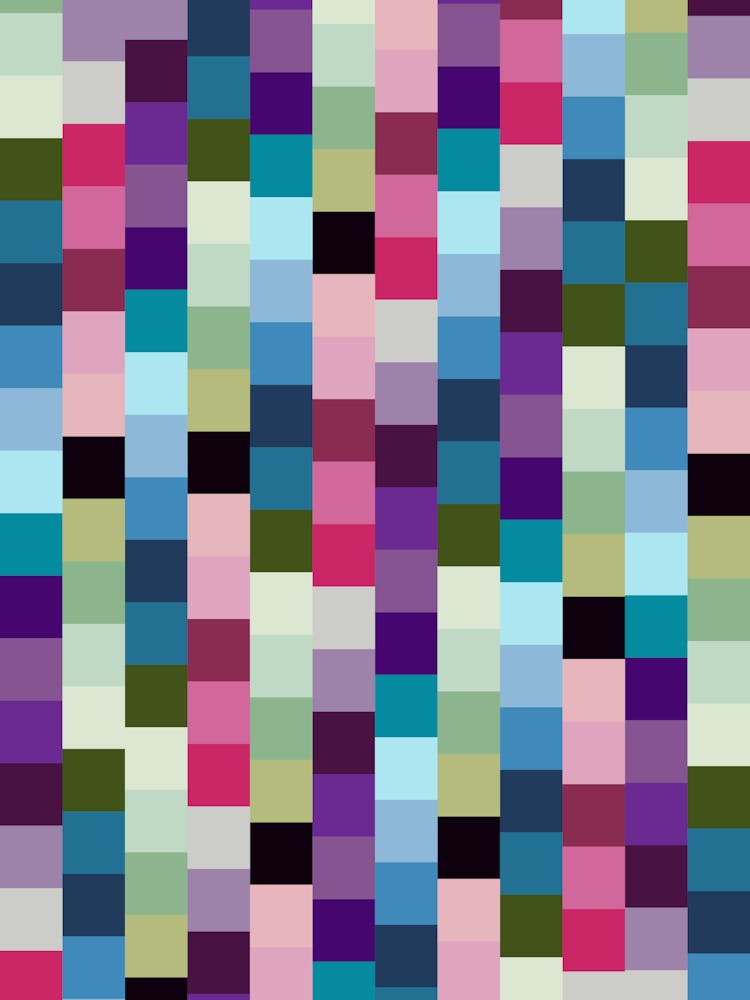 Retro Colorful Checkerboard | 02