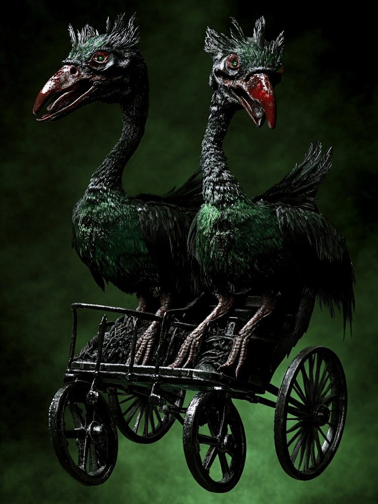 Two Birds In A Carriage
