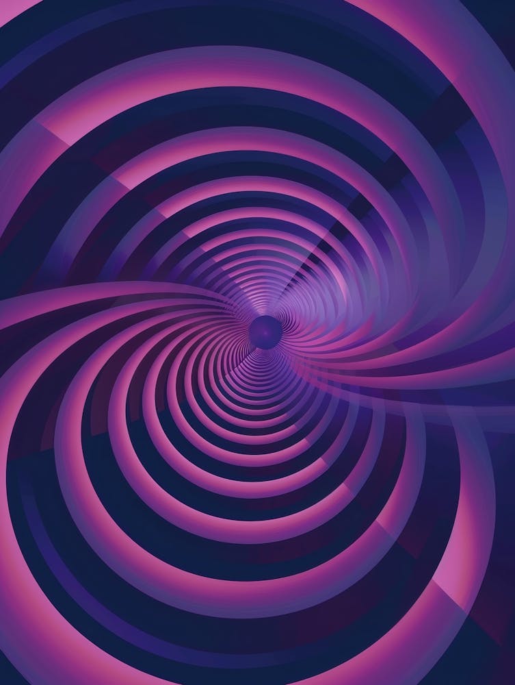 Abstract Purple Spiral
