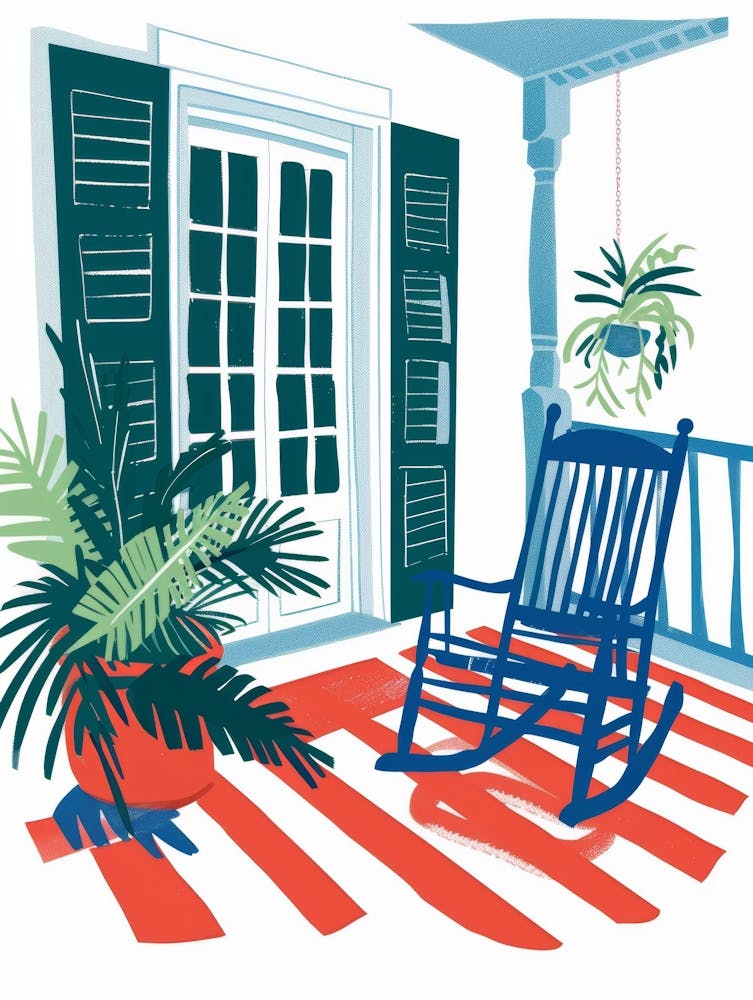 Porch Rocking Chair 1