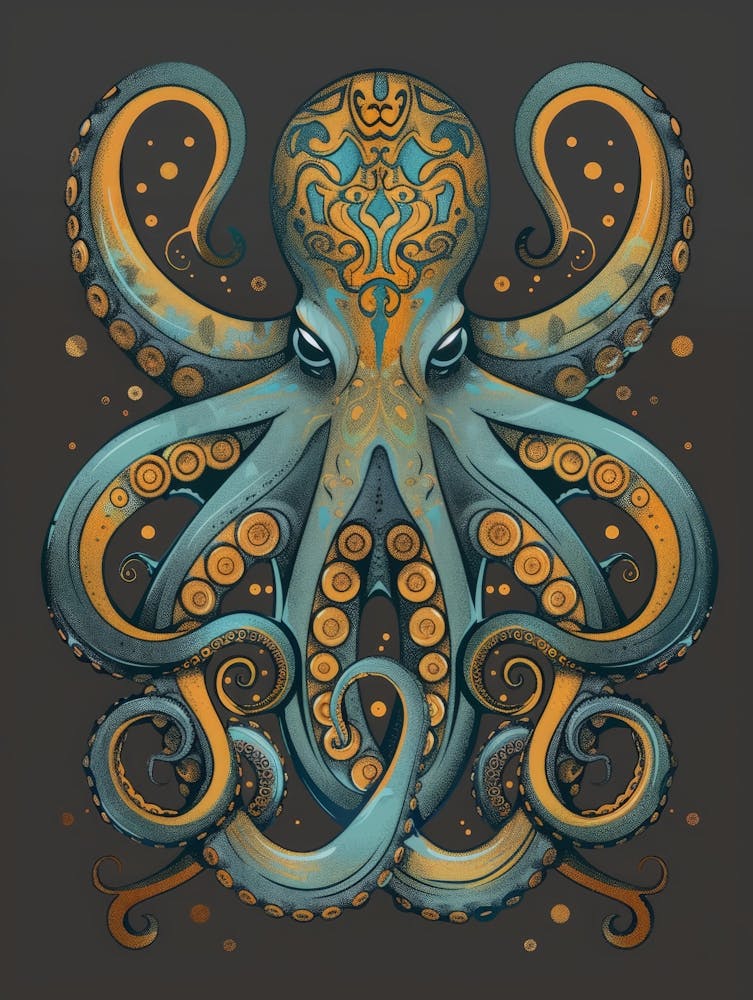 Octopus Canvas Print