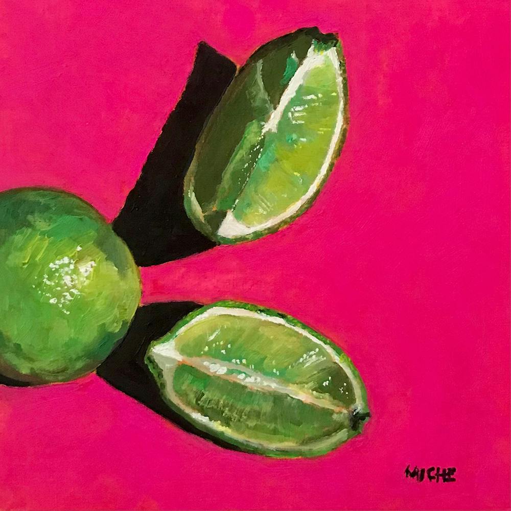 Limes On Pink 2