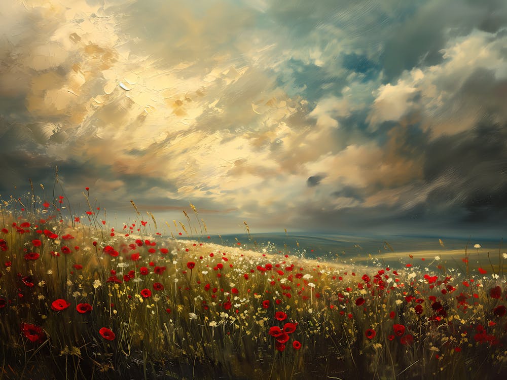 Wildflowers Field Landscape 5