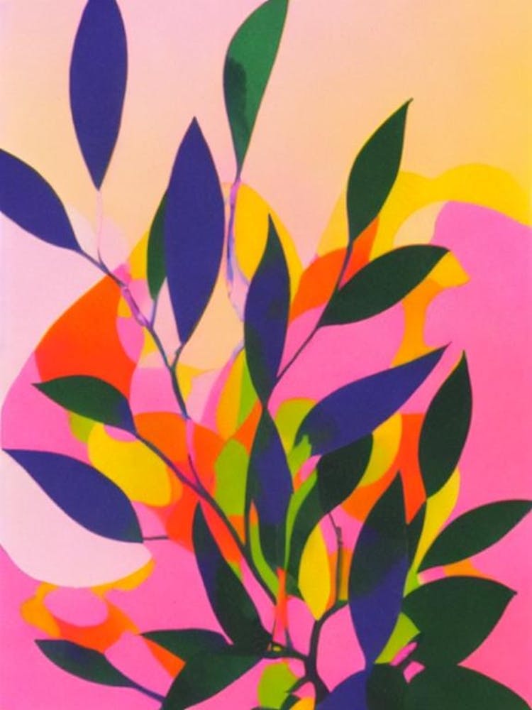 Geldbaum Bunte Illustration