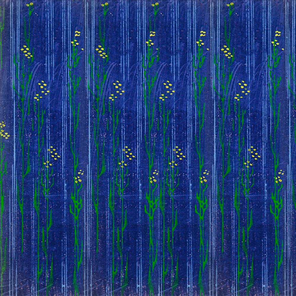 Vintage Ukiyo-e Woodblock Print Of Japanese Textile, Shima Shima, Furuya Korin (19)