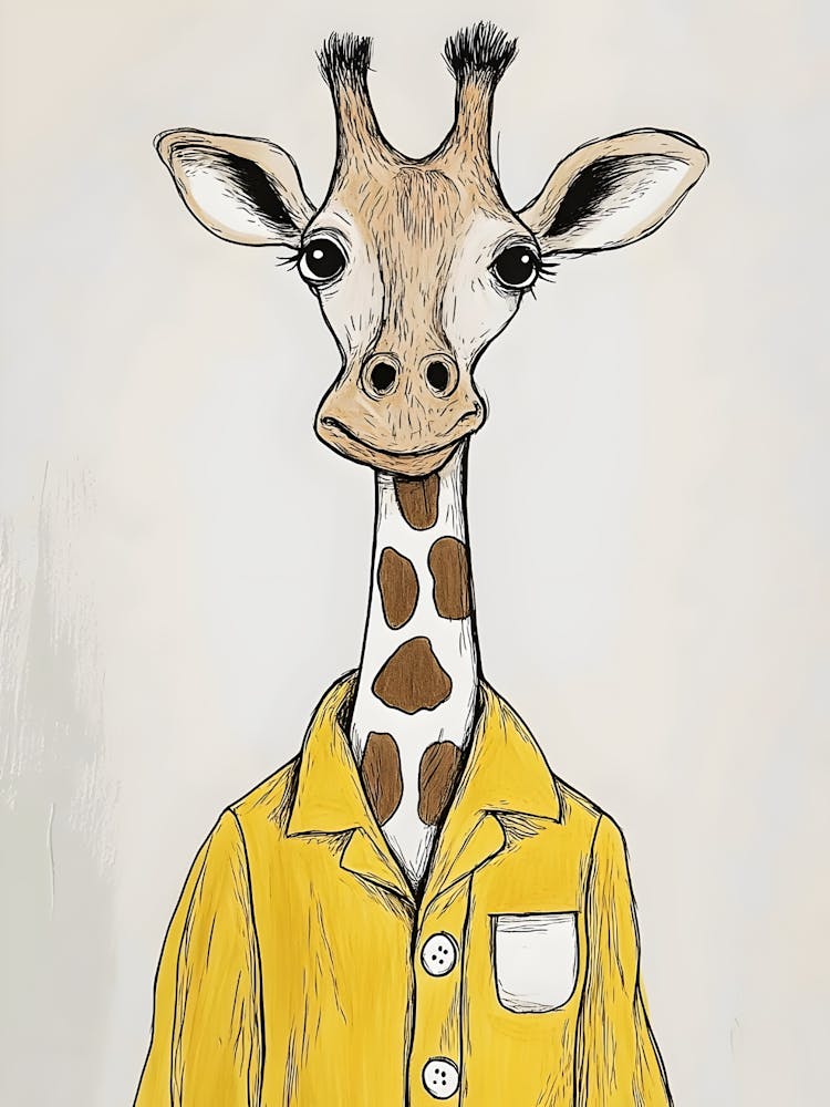 Giraffe In Pajamas