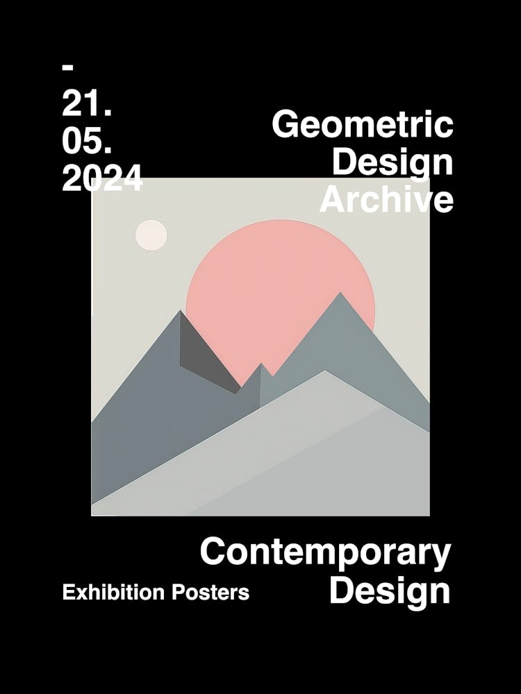 Geometric Design Archive Poster 48