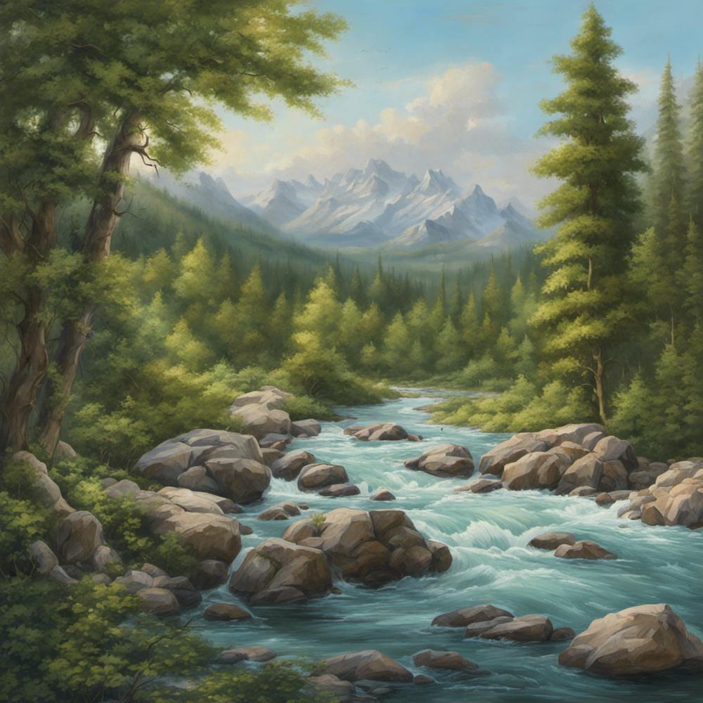 River In The Mountains