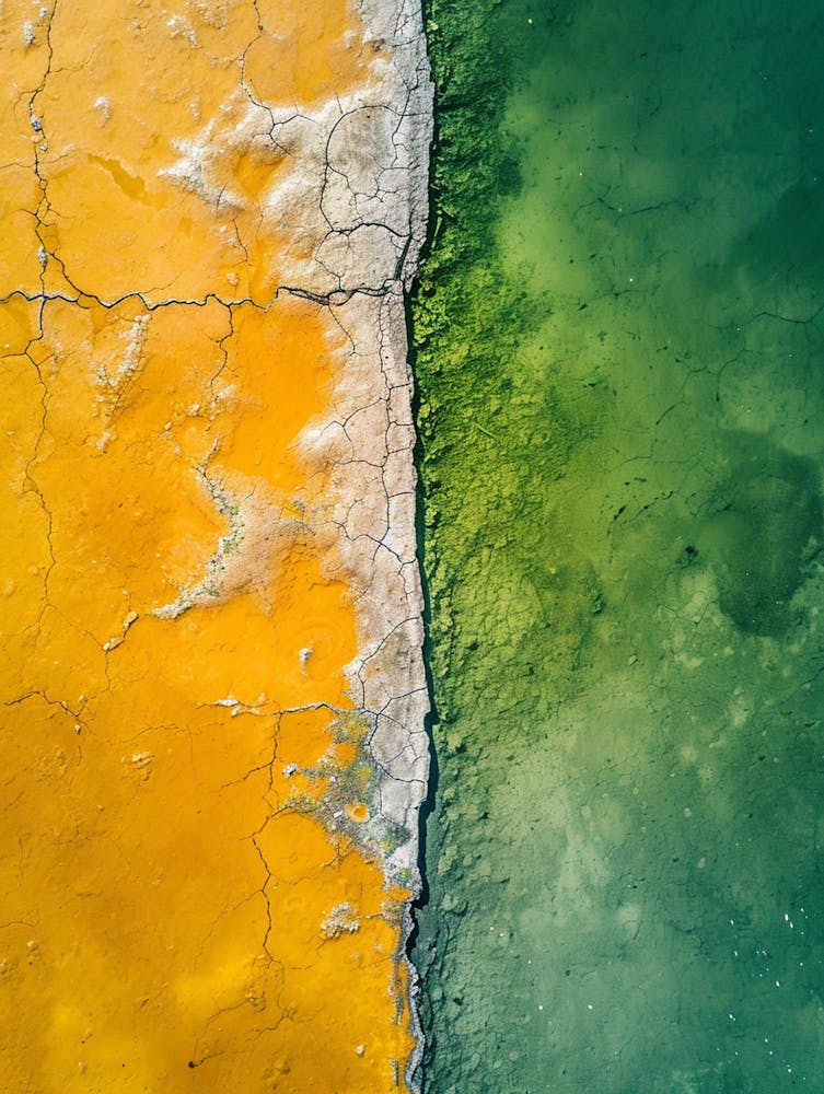 Aerial View Of A Lake