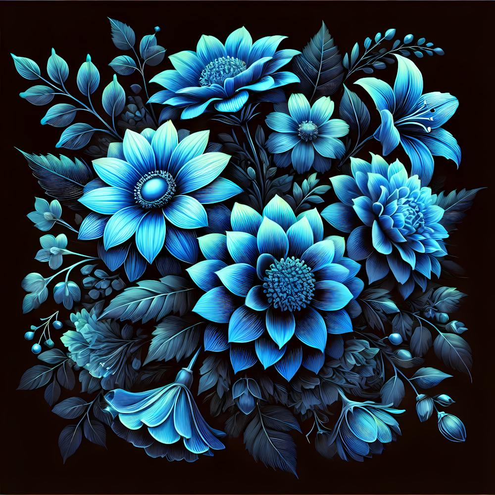 Blue Flowers