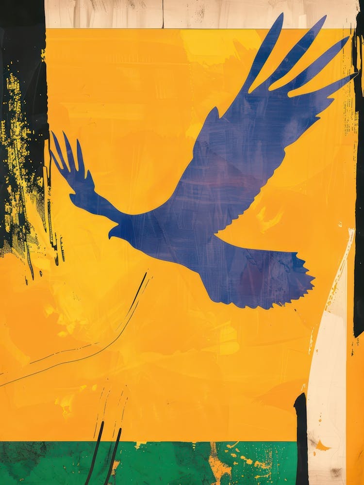 Hawk 1 Cut Out Collage