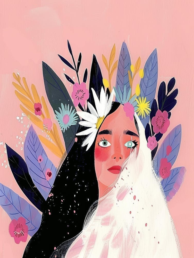 Woman With A Flower Crown
