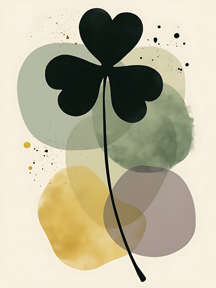 Muted Botanical Flow with Delicate Lines