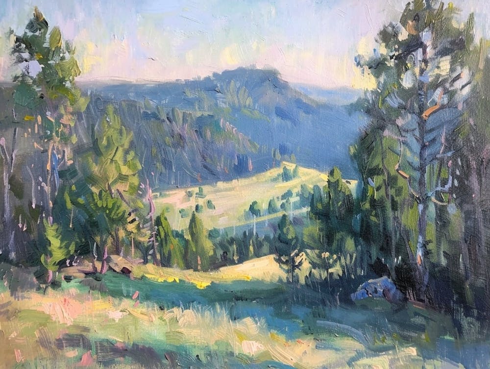 Paysages de l'Ouest Black Hills Dakota du Sud 1