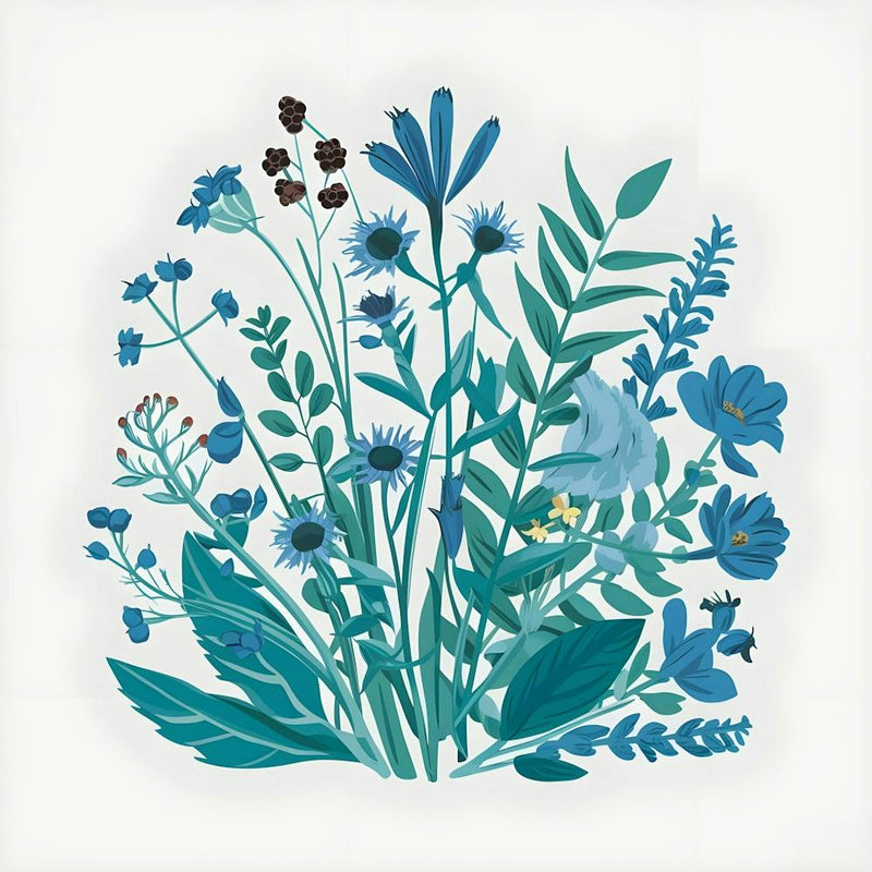 Blue Flowers 15