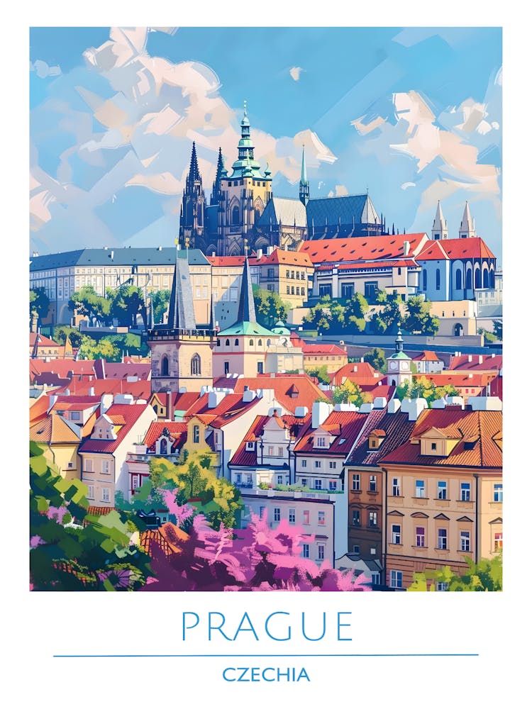 Prague Cityscape 1