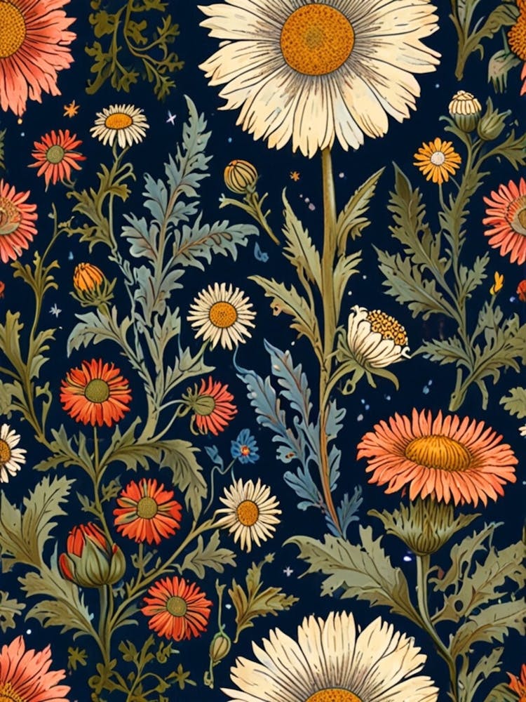 William Morris Floral Pattern 16