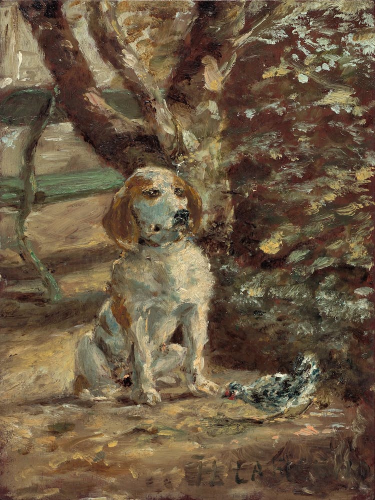 The Artist's Dog Flèche, Henri de Toulouse-Lautrec