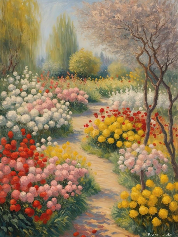 Floral Garden Path