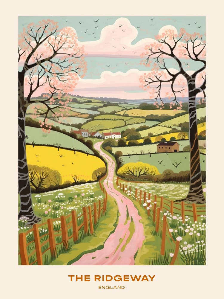 The Ridgeway England 2 Hike Poster