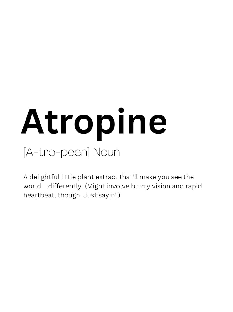 Atropine Definition Meaning