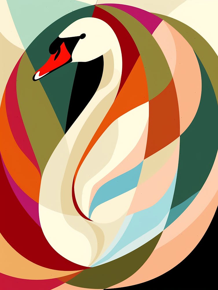Abstract Swan