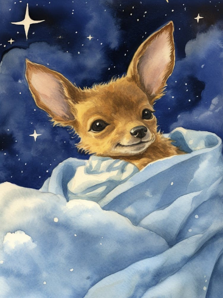 Baby Kangaroo Sleeping In The Clouds