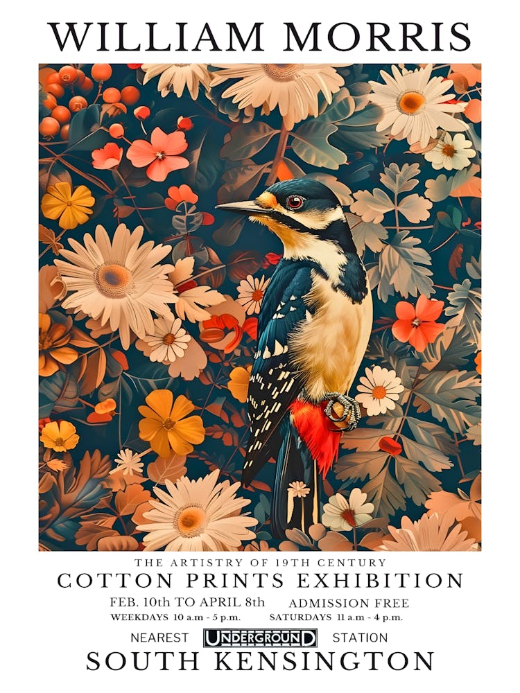 William Morris Cotton Prints Exhibition 55