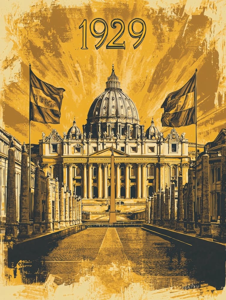 Aihrgdesign A Vintage Historical Poster Celebrating Vatican C 61be1932 49cf 422c 809f 8415faa6d4e9 2