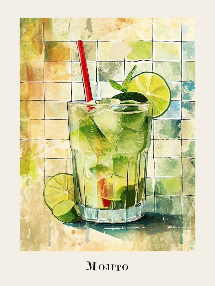 Mojito Fliesen Poster 6