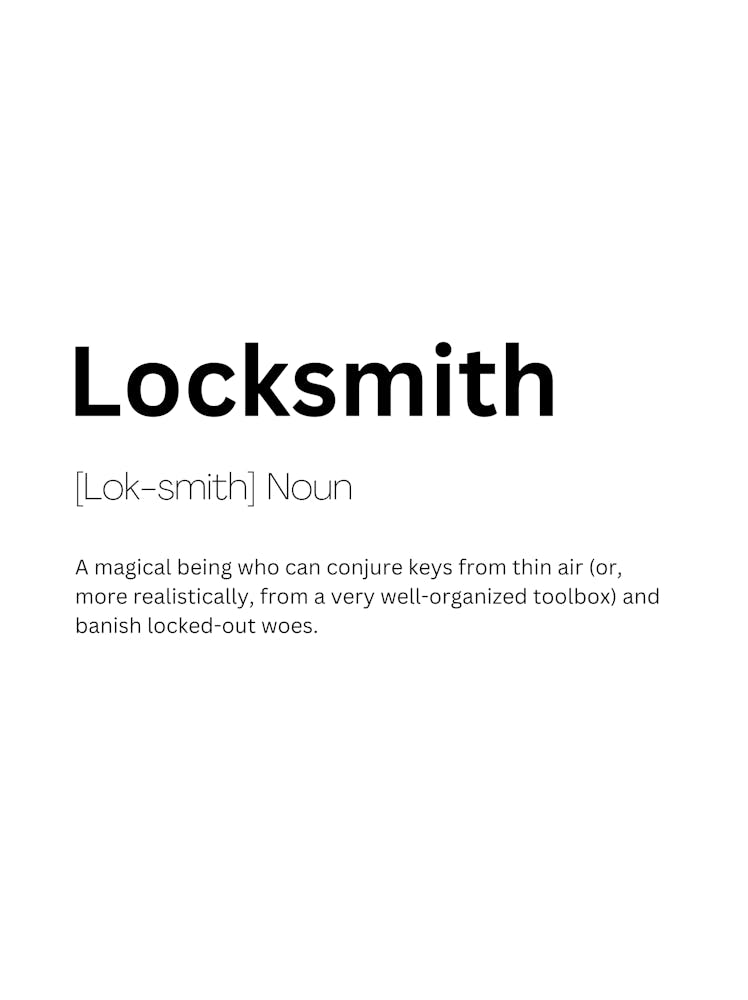 Locksmith Definition Meaning