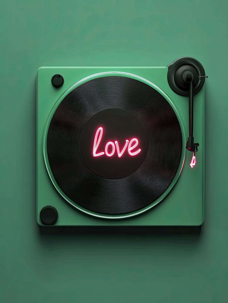 Love Songs Forever Vinyl Poster