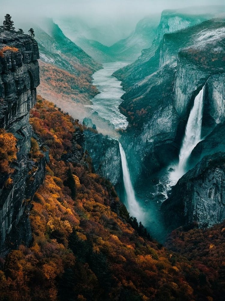 Waterfalls In Norway
