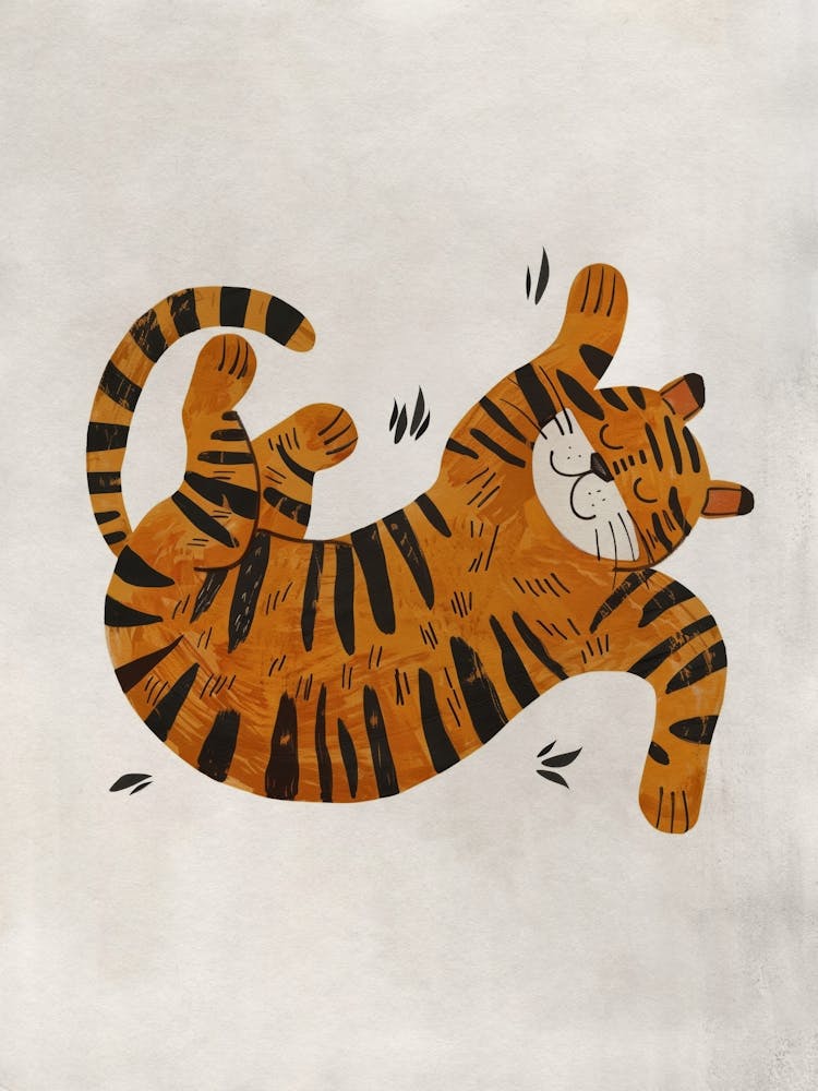 Boho Nursery 1 Tiger