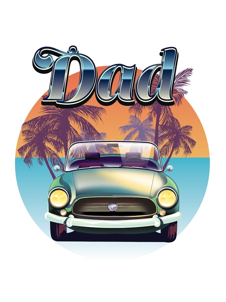 Vintage Car Dad