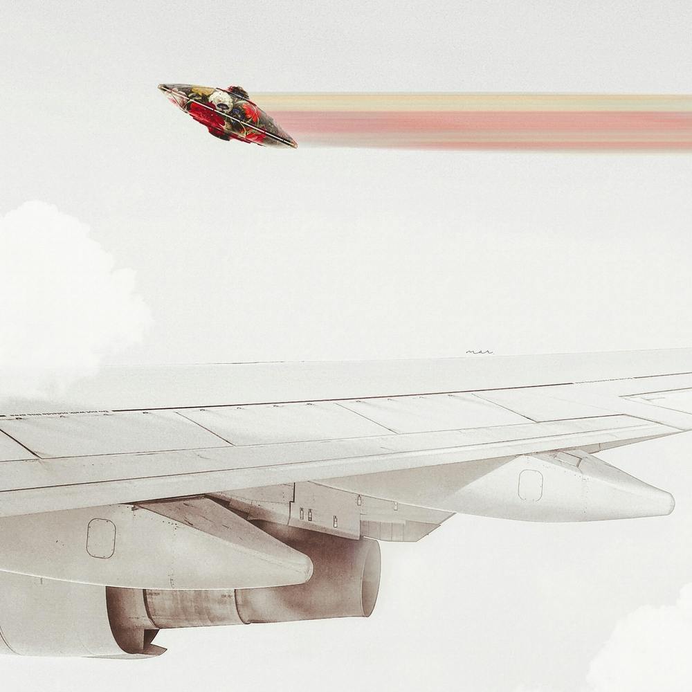 Ufo, Unidentified Floral Object 3 Square