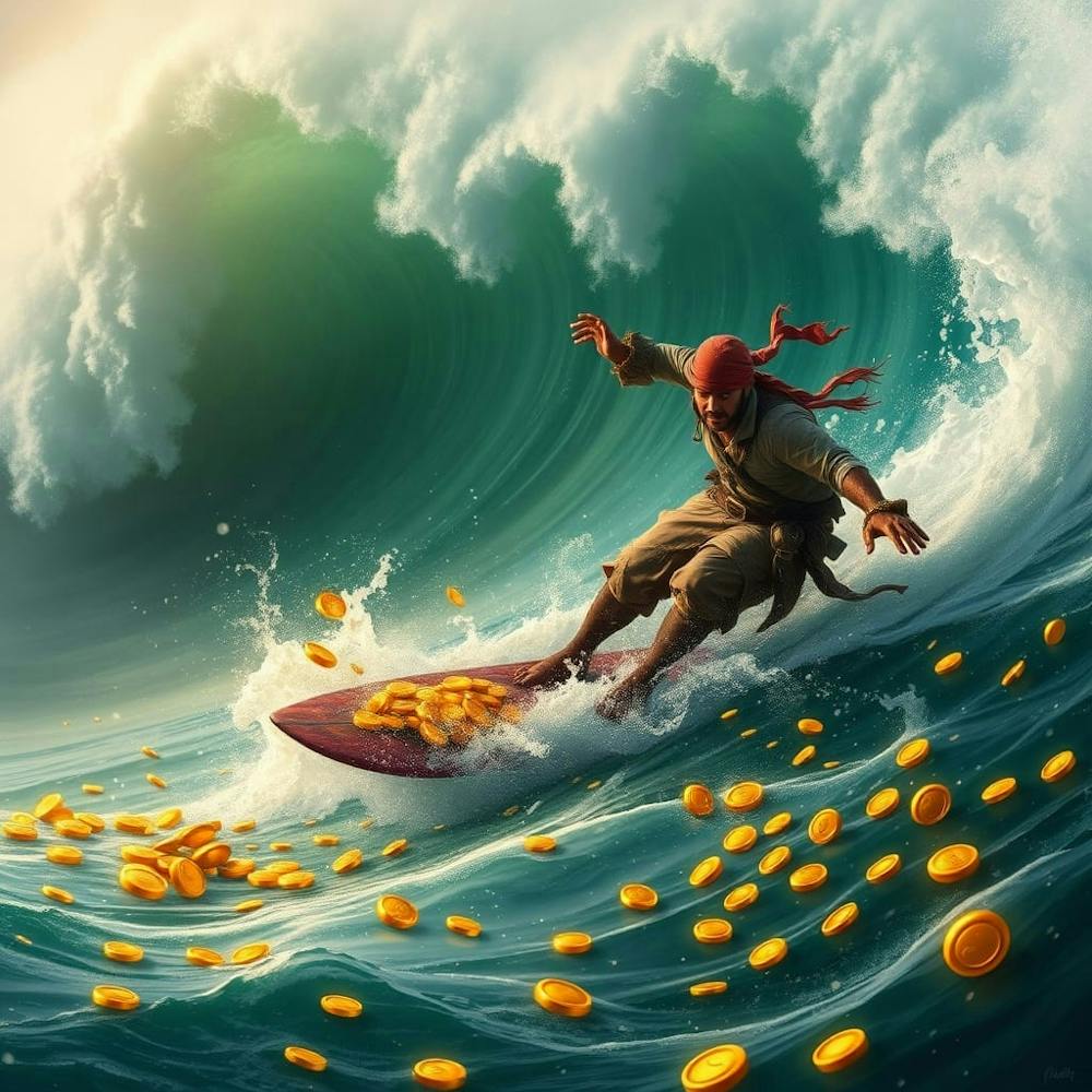 Pirates Searching For Golds