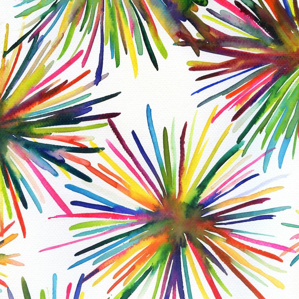 Fireworks Fabric