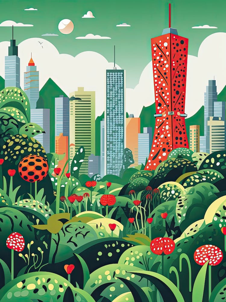 Hong Kong, Illustration In The Style Of Pop Art 2