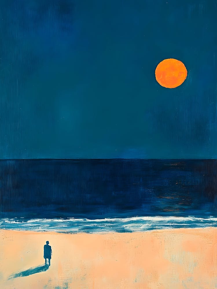 'Sunset On The Beach' 1